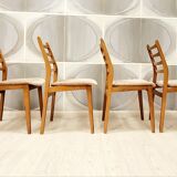4 chaises vintage