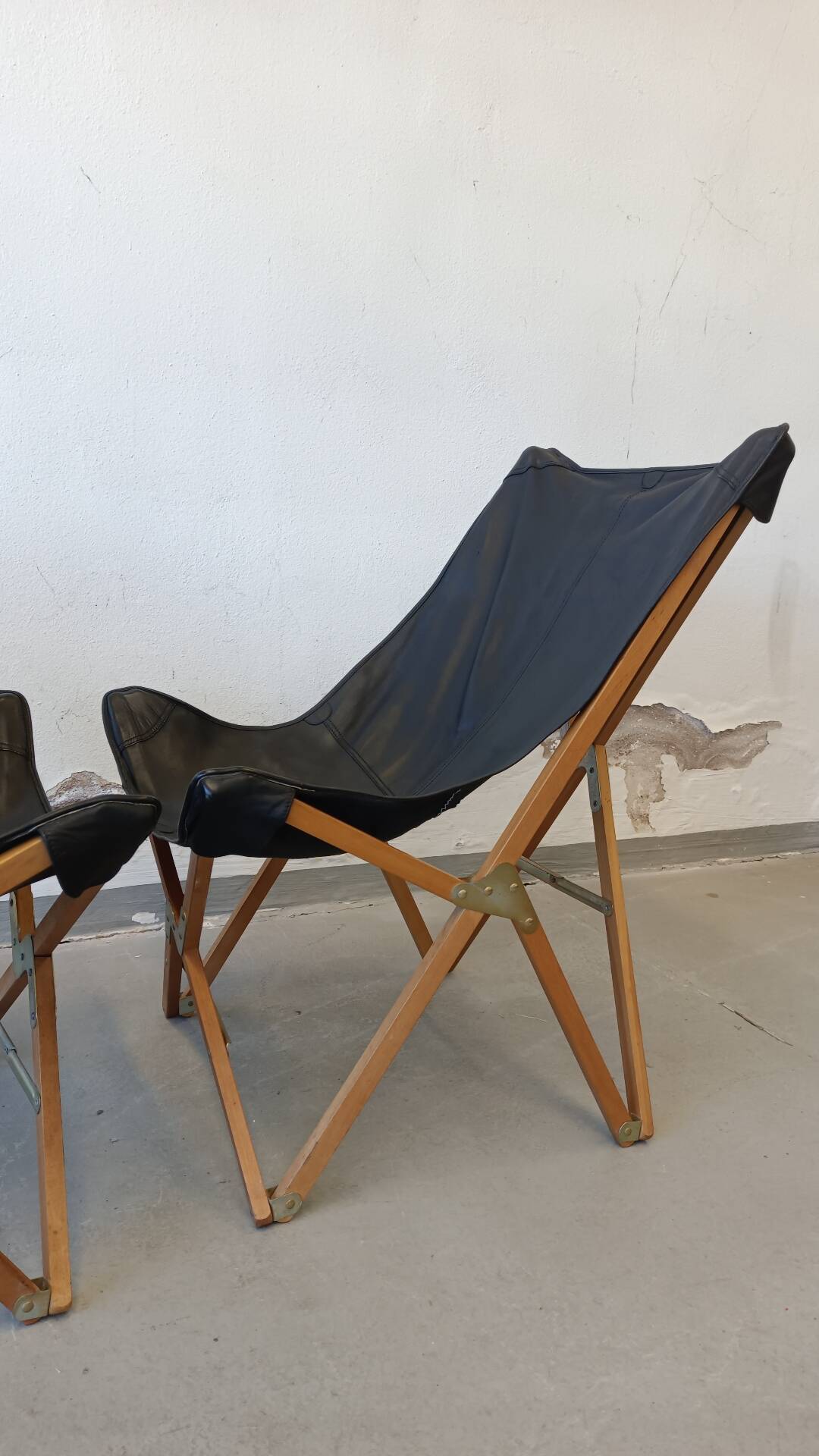 Pair of butterfly chairs