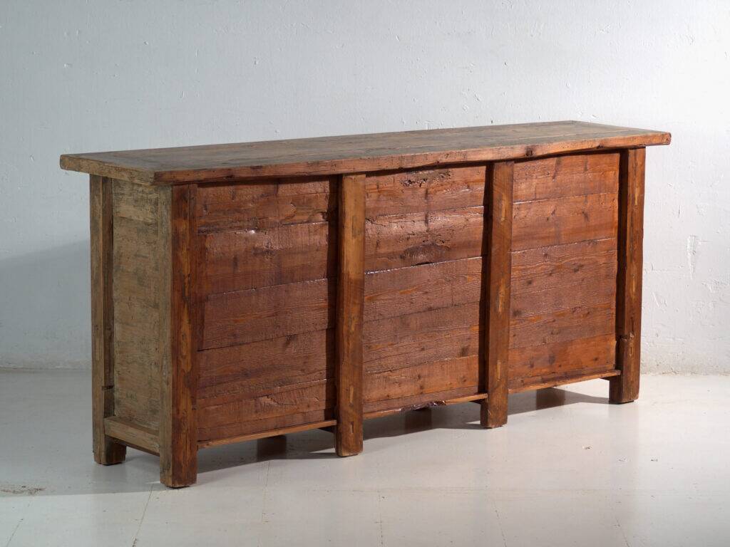 Antique elm wood sideboard – China, circa 1930