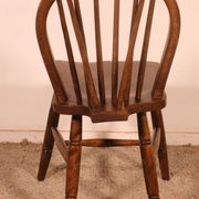 Série De 5 Chaises Windsor Du 19° Siècle