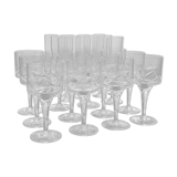 Service de 48 verres cristal