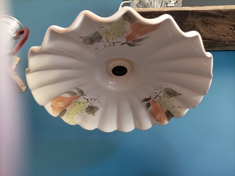 Lampshade ceramic chandelier