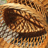 Vintage wicker chairs and table