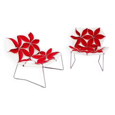 Pair of ''Antibodi'' lounge chairs by Patricia Urquiola for Morosso