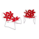 Pair of "Antibodi" lounge chairs by Patricia Urquiola for Morosso