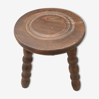 Tabouret tripode de vacher