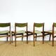 4 chaises danoise en palissandre 1960