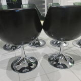 Set table and 6 tulip chairs Roche Bobois 1970
