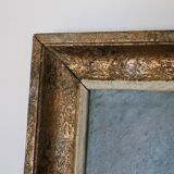 Oil painting, Lilac, still life, 1946