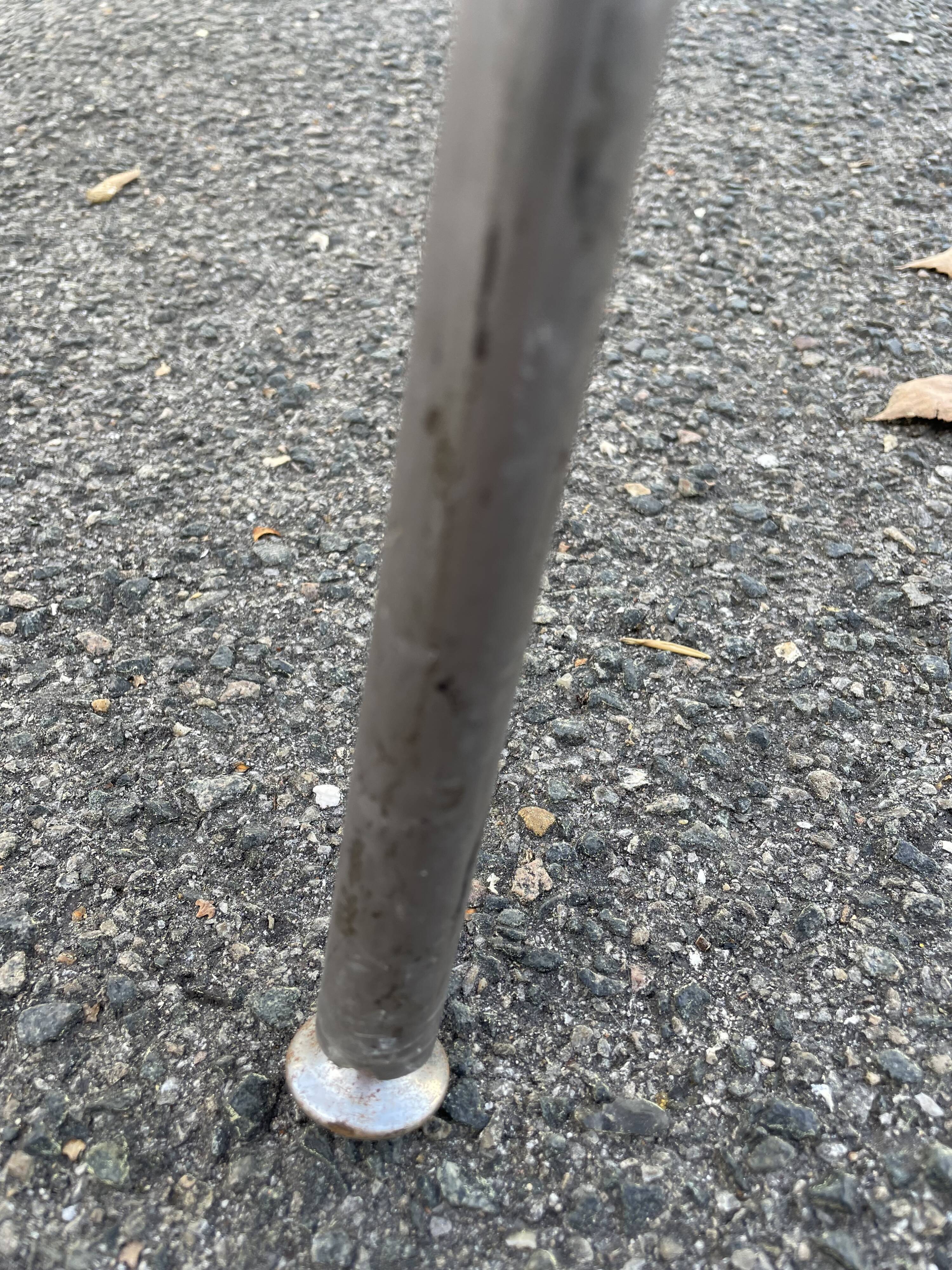 Set of 4 orange DSC 106 chairs Giancarlo Piretti for Castelli