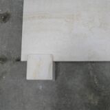 Vintage travertine coffee table by Editions Ligne Roset