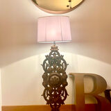 Lampe sur pied en fonte garde de corps de 1900