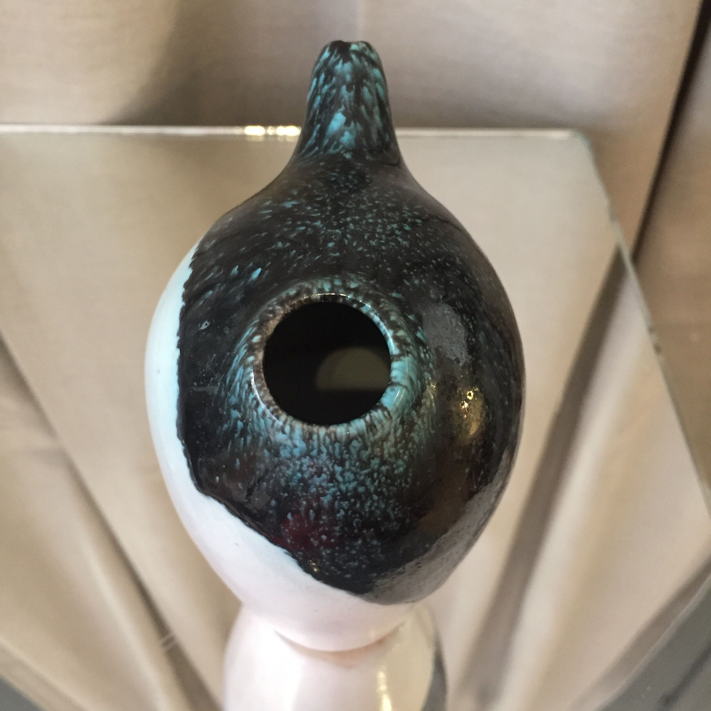 Soliflore vase in contemporary ceramic