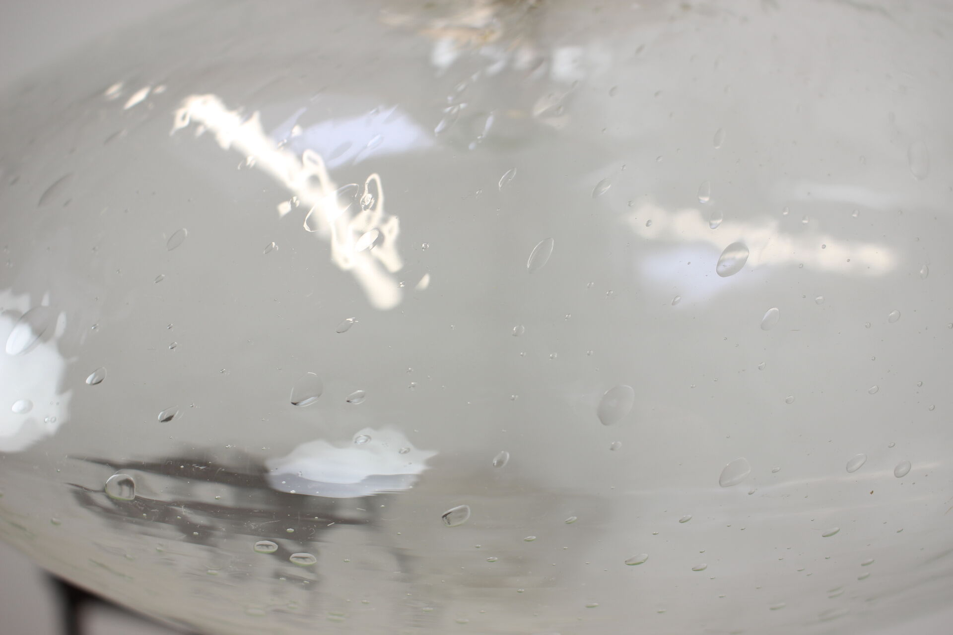 Midcentury glass pedant by kamenicky senov,1970s