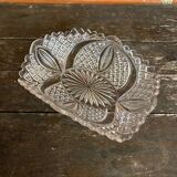 Vintage Geometric Shaped Moulded Glass Pocket Video #D550