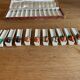 Set of 12 ceramic vegetable knife holders from Vallauris