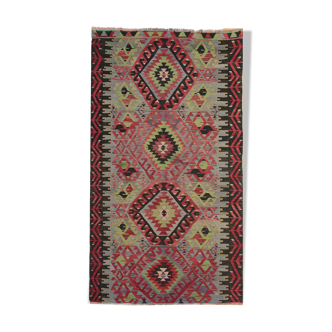 Antique Handmade Turkish Kilim 154x288cm