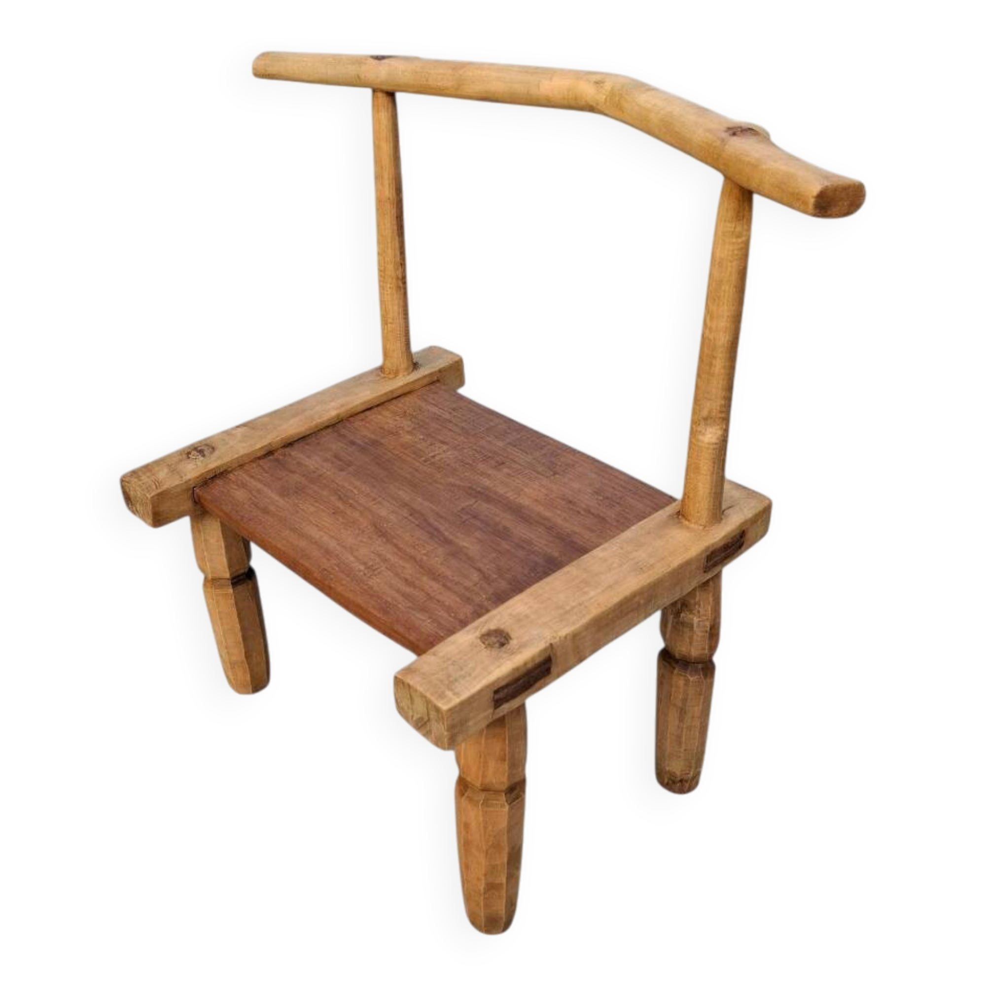 African Brutalist Chair