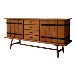 enfilade en pin et fer