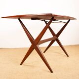 Vintage Scandinavian table, high and low, in teak by Frederik Kayser 1960.