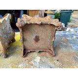 Pair of enamelled cast iron planters from 1900 from Charleville-Mézières