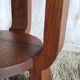 Art Deco pedestal table in solid oak - mid. 20th century