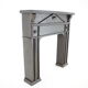 Antique Oak Fireplace Mantel