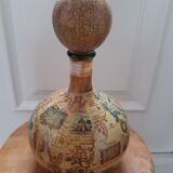 Old world map bottle
