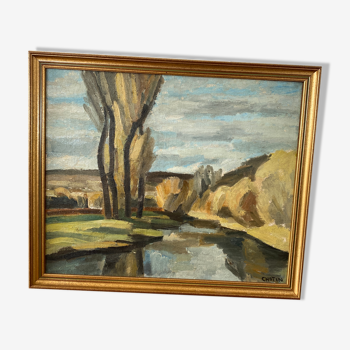 Landscape signed Chotin