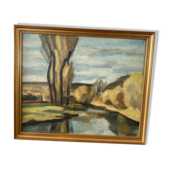Landscape signed Chotin