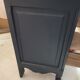 Commode vintage noir mat