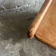 Vintage sculptural coffee table in wood