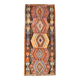 5x12 Kilim Mutlicolor Geometric Style Long Wide Turkish Kilim Rug,163x369cm