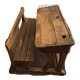 Old school desk