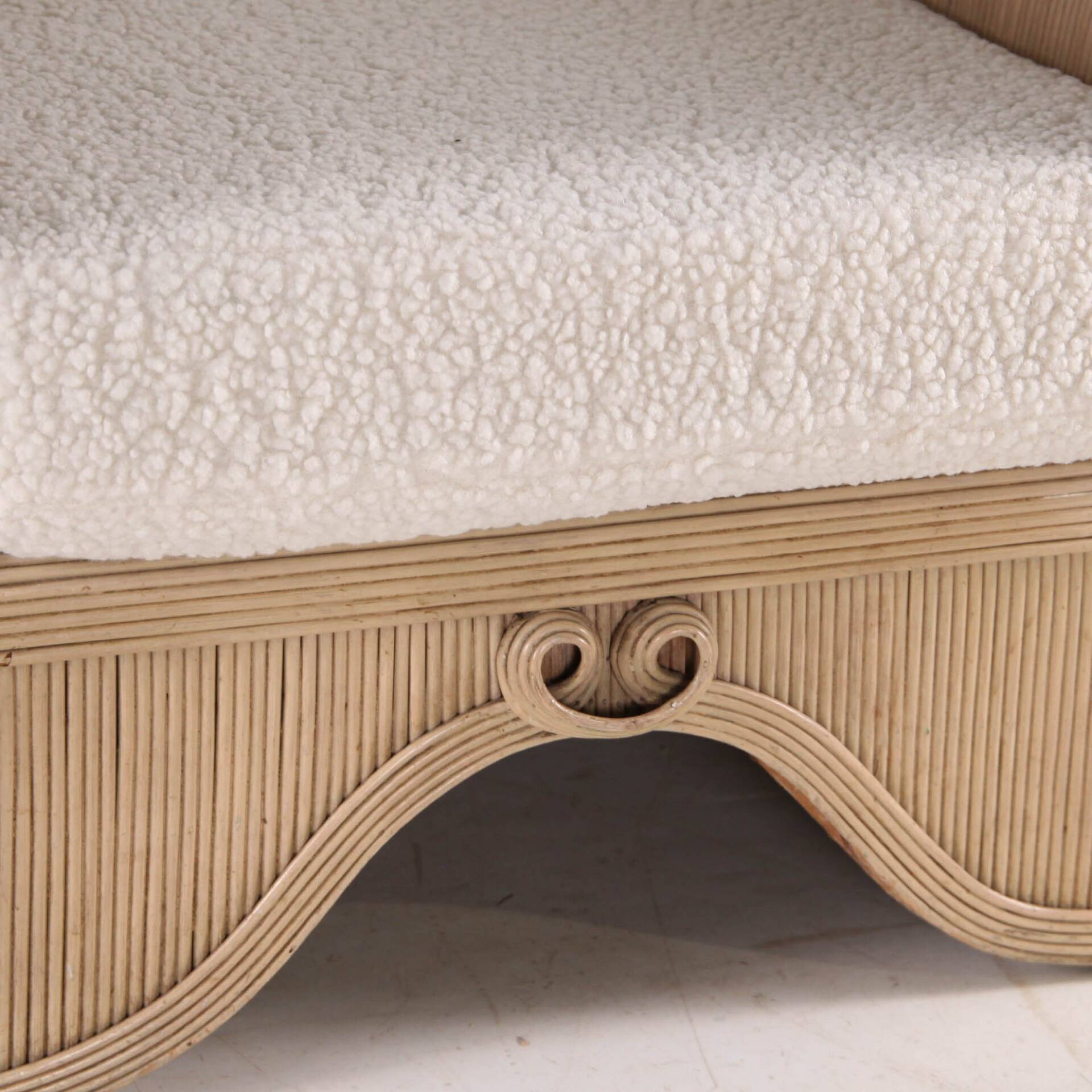 Rattan armchair by Betty Cobonpue