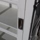Showcase 2 doors sliding white