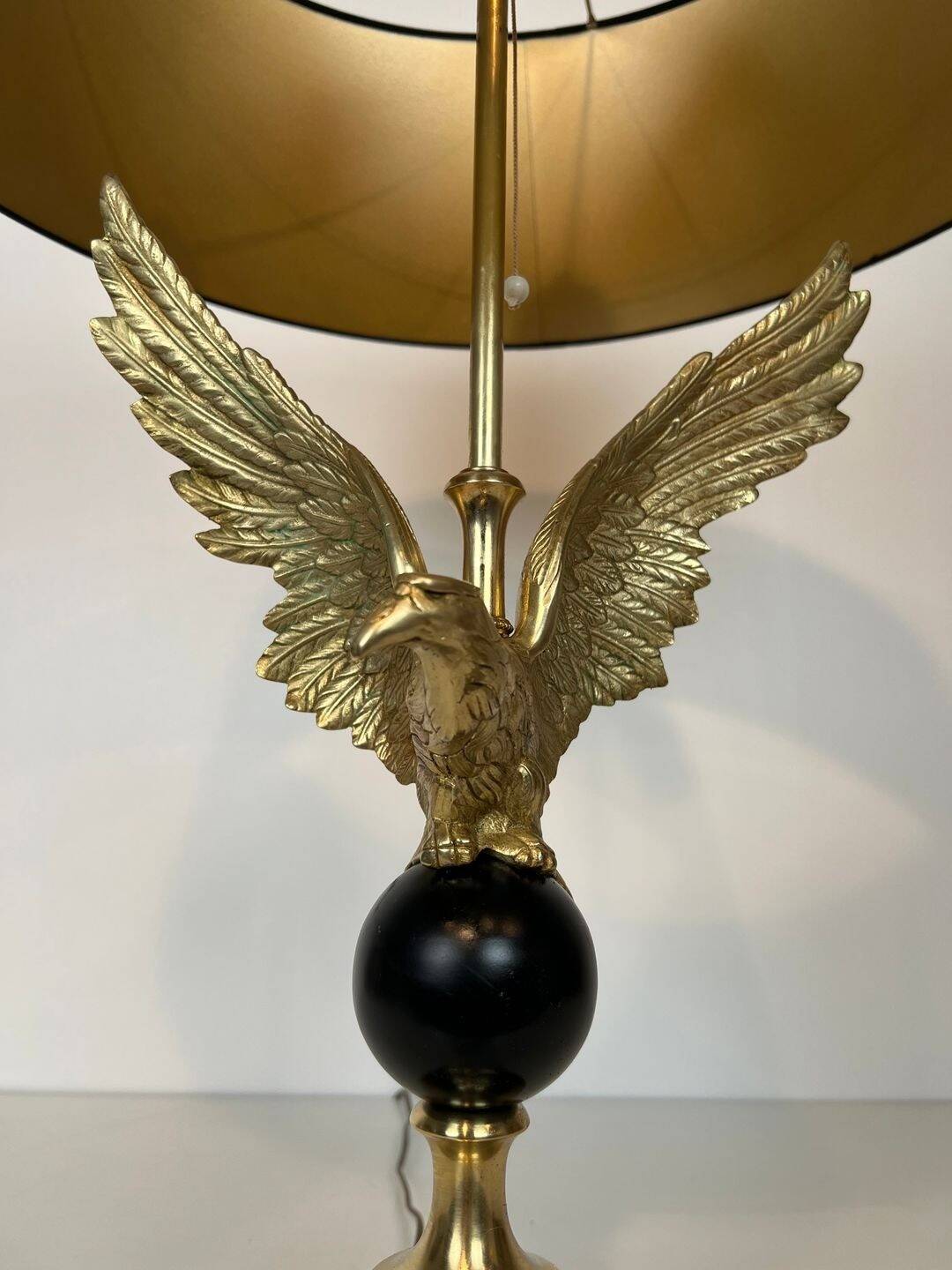 Royal Eagle Table Lamp in Bronze, in the Style of Maison Charles, Work