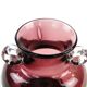 Vase, mid-century modern, glass, Poland, 1970s