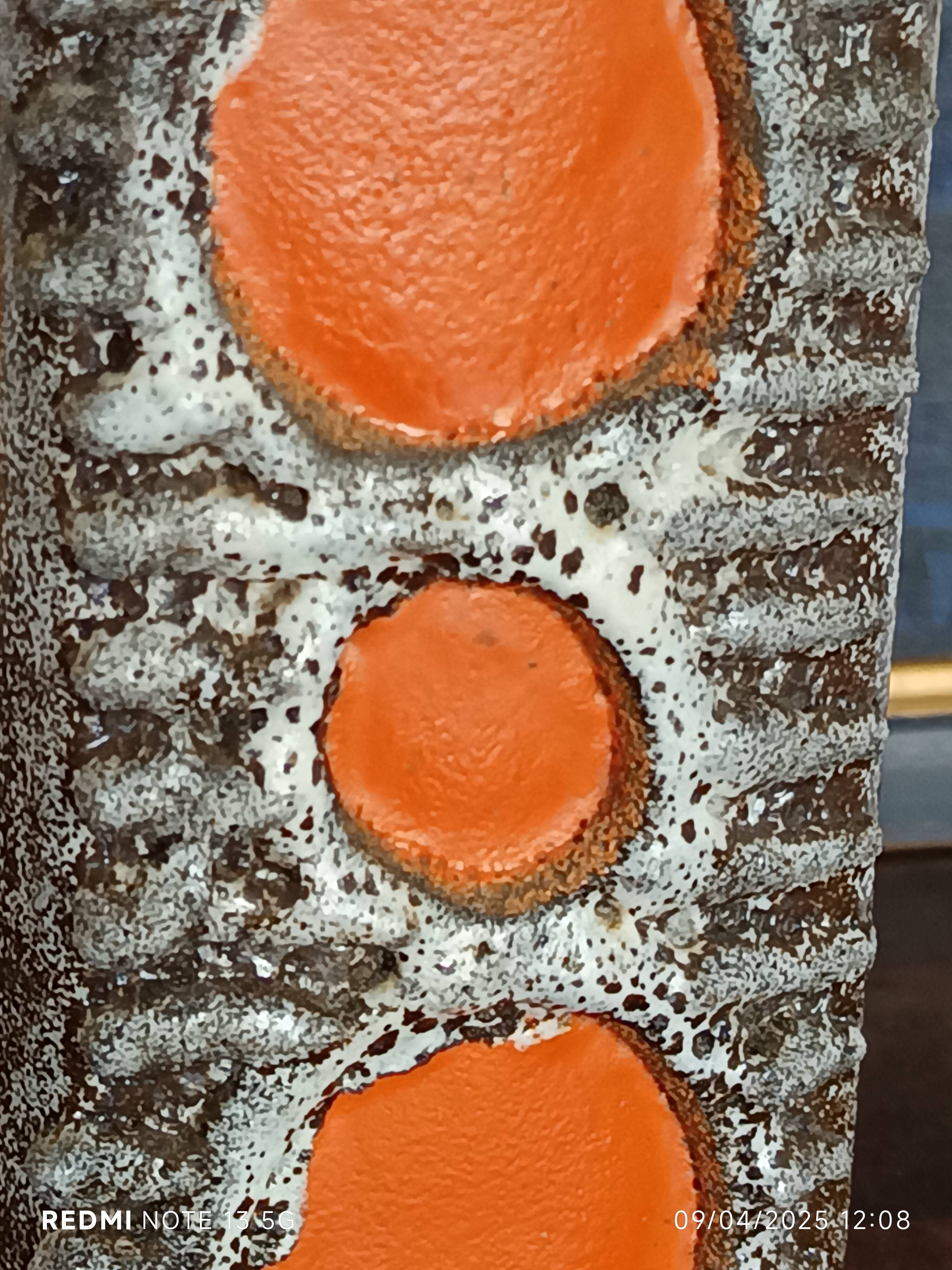 Strehla fat lava vase 1960/1970 ceramic