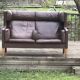 Borge Mogensen 2-seater leather sofa 2192