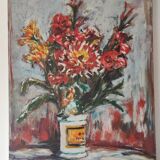 Oil on canvas signed