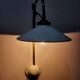 Vintage enamel wall sconce