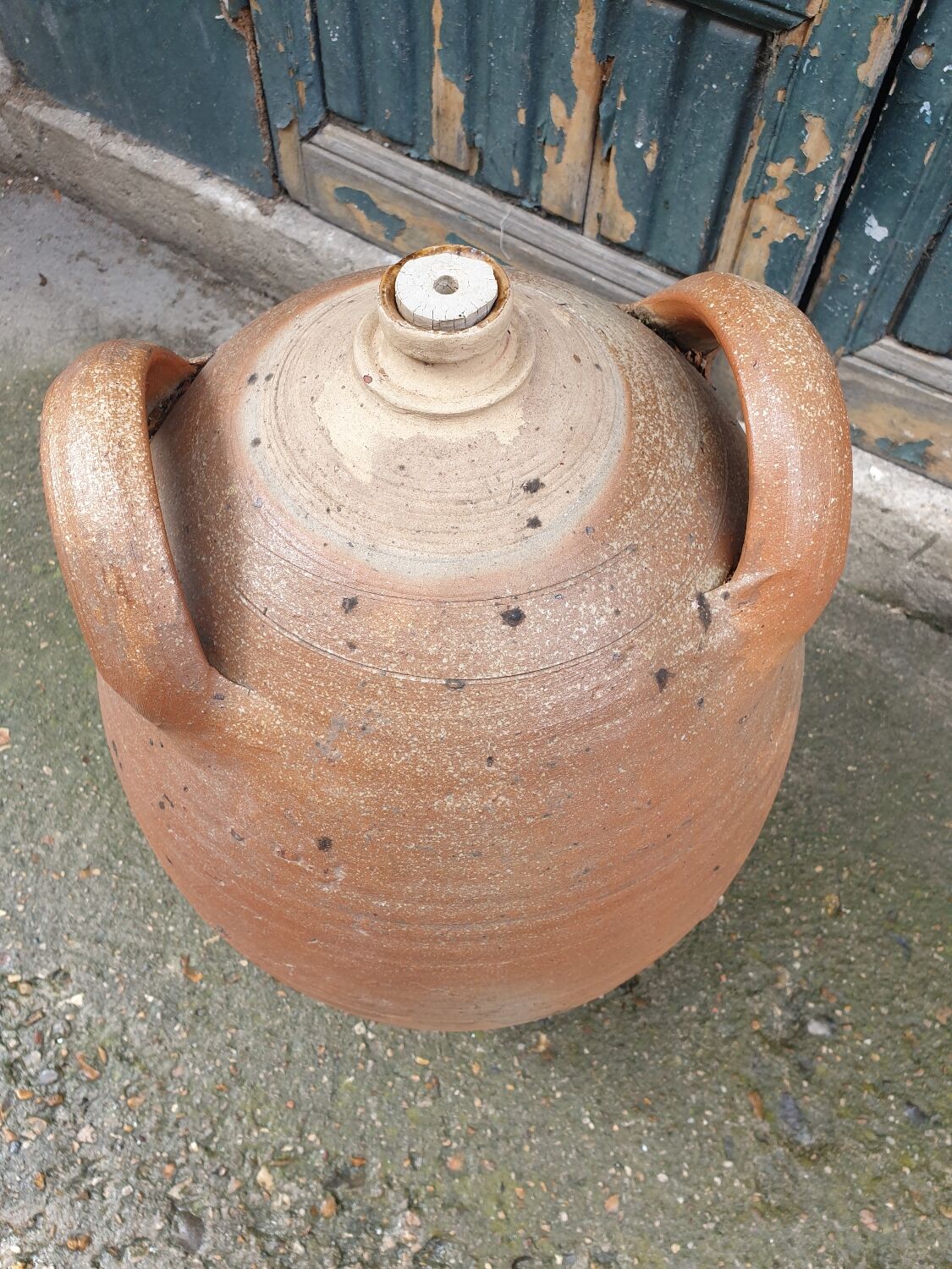 Large old jar high 55 cm terracotta