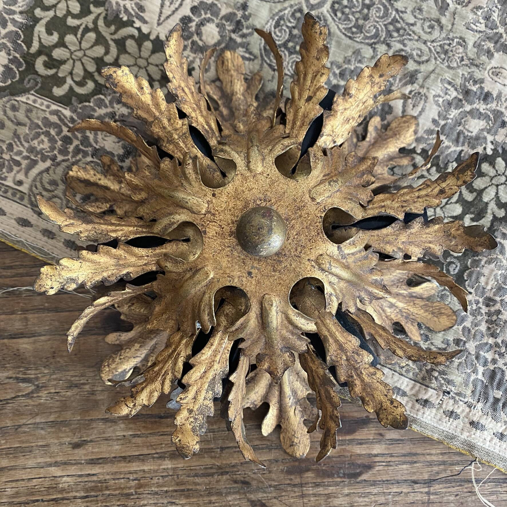 Banci Florence ceiling light foliage 6 lights