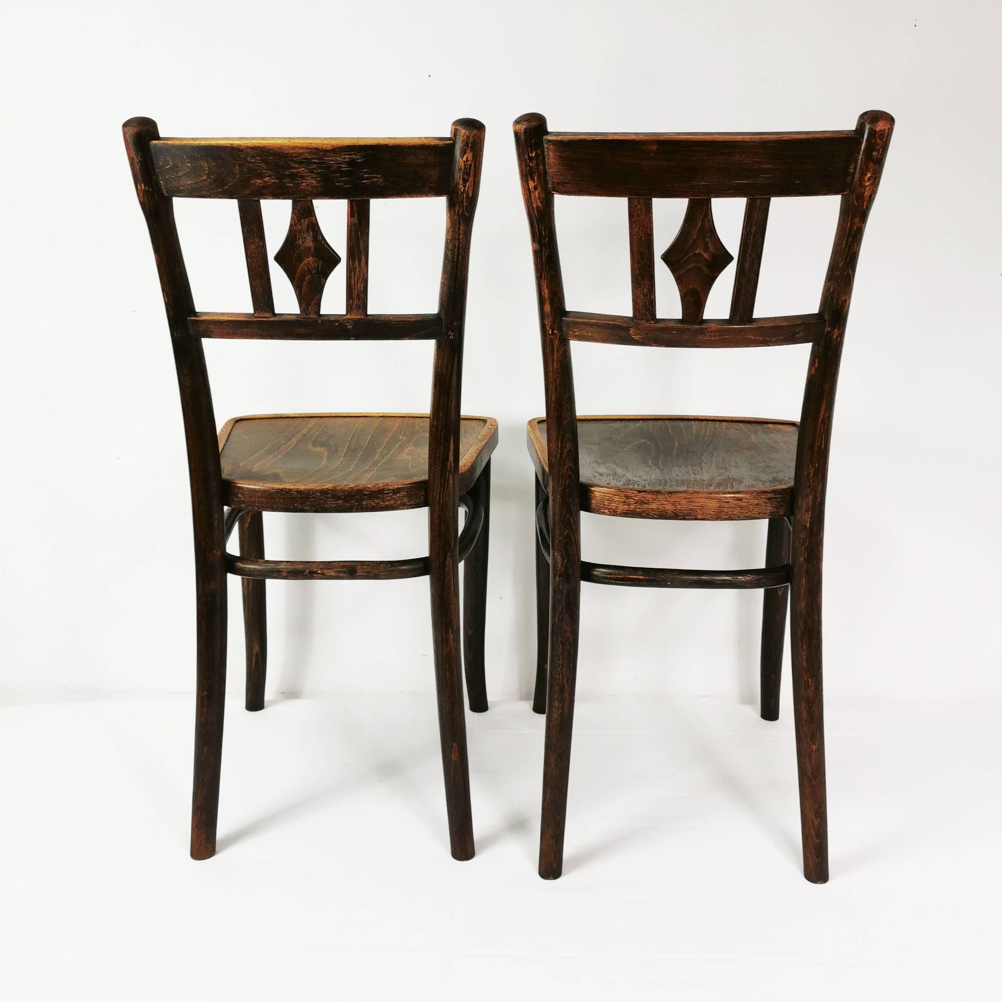 Paire de chaises Art Déco en bois, Thonet, Allemagne, années 1930.