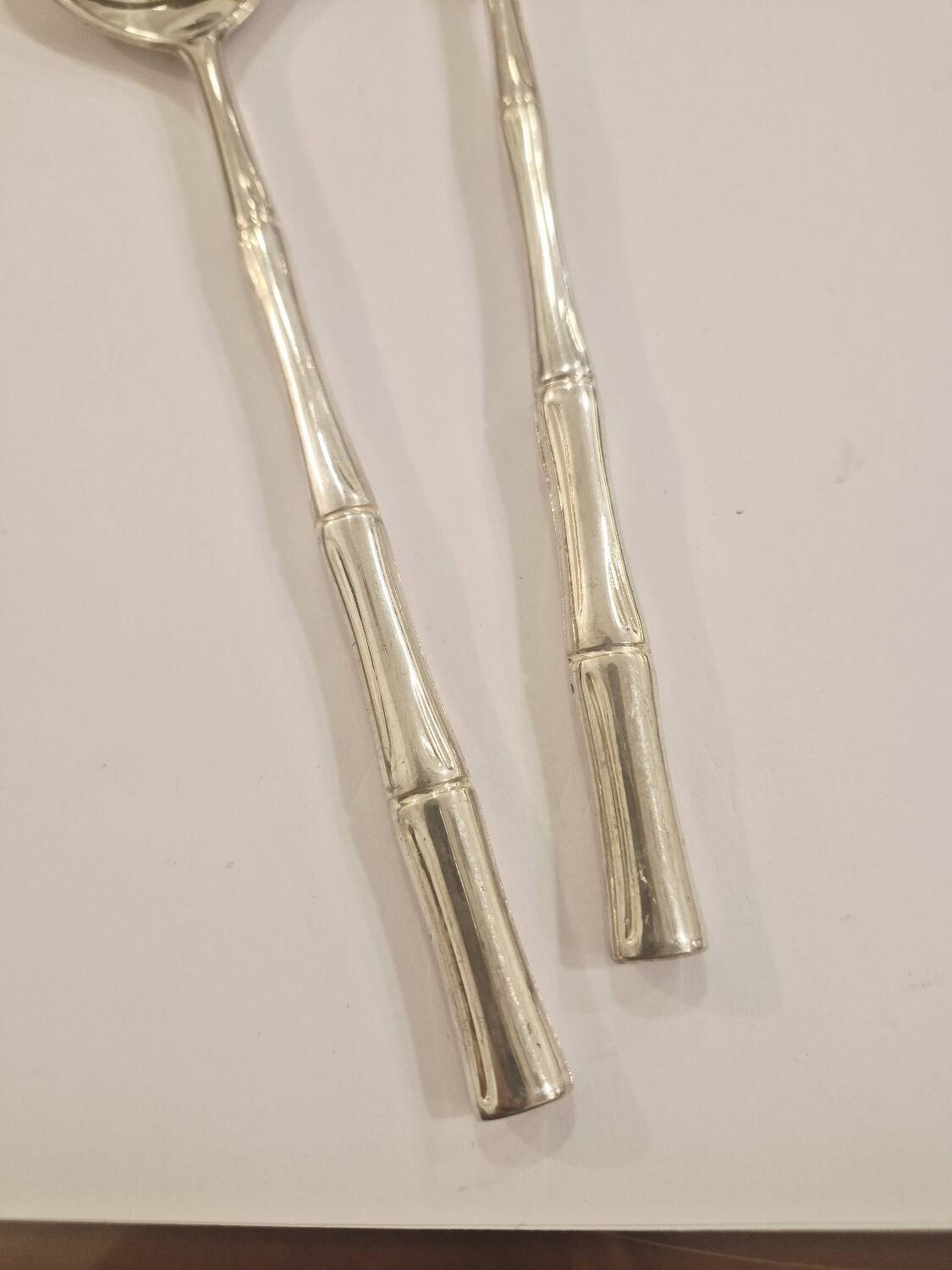 Couverts de service motif de bambou Italie