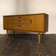 Vtg Mid Century Sideboard Danish Scandinavian Design Retro 70s Teak Drawers