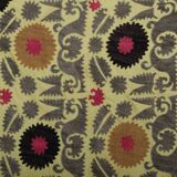 Hand knotted rug, vintage Turkish rug 83x85 cm