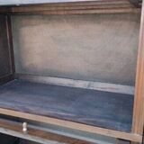 Large modular vintage display cabinet pierre cruiege for martin du