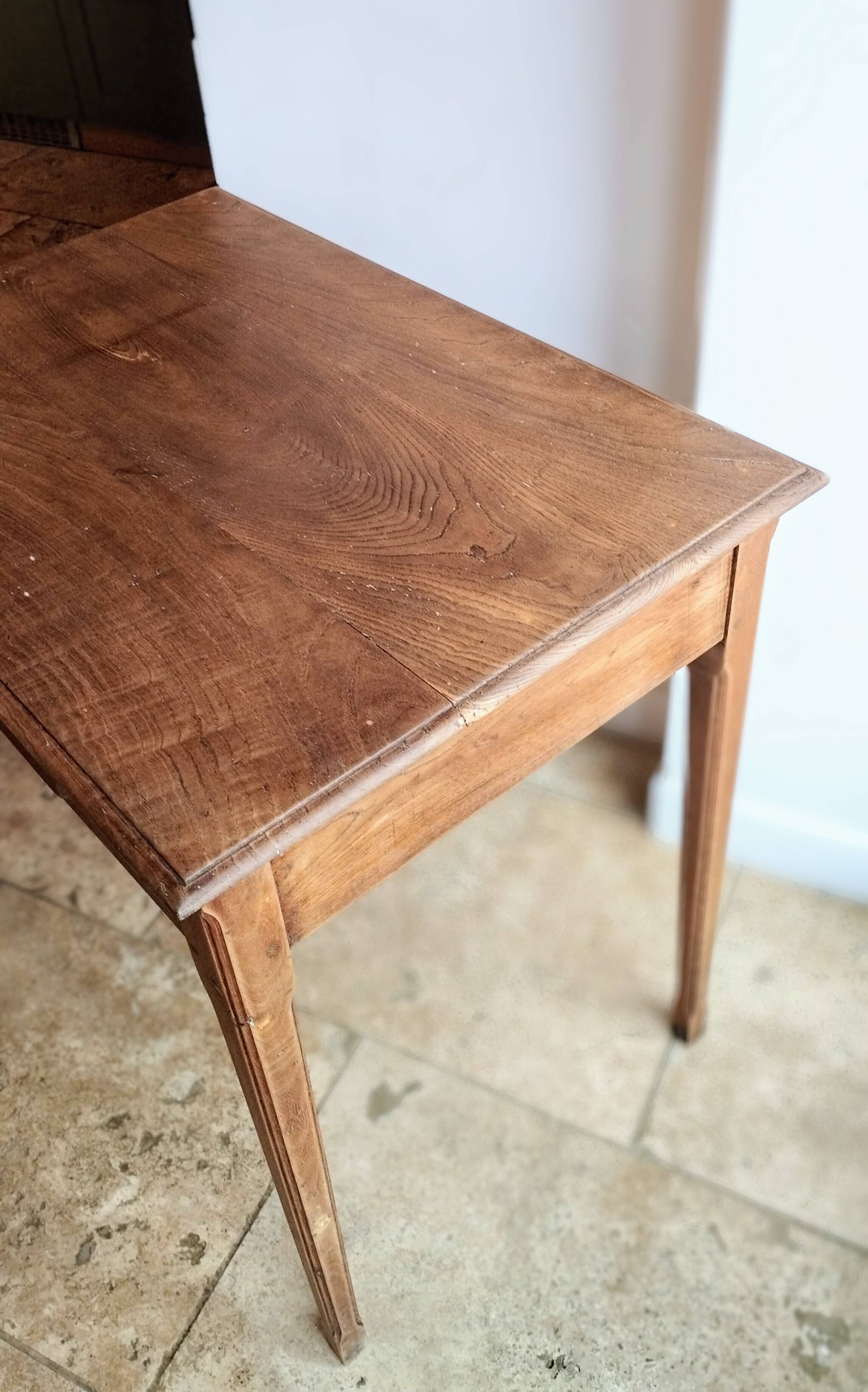 Oak side table